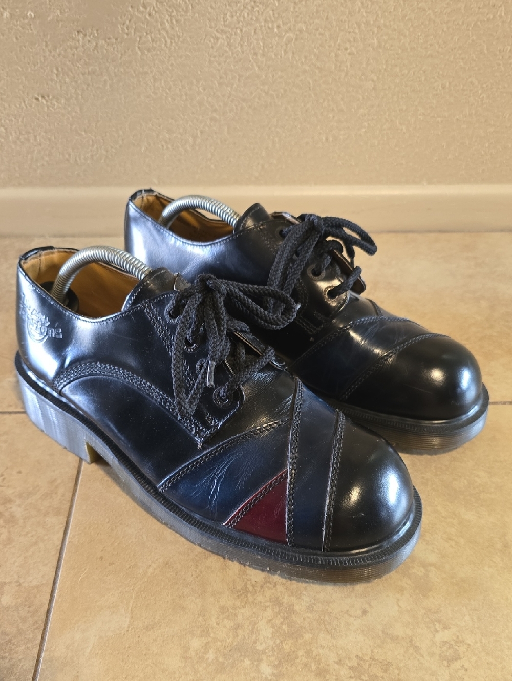 Dr. Martens Docs Vintage Bandage Shoes UK 10, US 11M US 12W. rare 1980s England